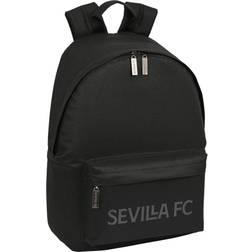 Safta Laptop rygsæk Sevilla Fútbol Club Teen Sort (31 x 41 x 16 cm)