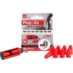 Alpine MotoSafe Plug&Go, protection auditive couleur: Rouge