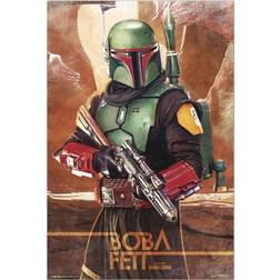 Star Wars Poster, Affisch The Mandalorian Boba Fett, (61 x 91.5 cm) Poster