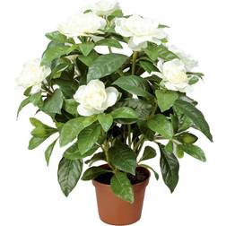 Living Home Silkeplanter kunstig Gardenia hvid H32 cm Dekoration