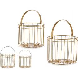 Gift Decor Cylindrisk Metall (2 pcs) Kurv 2stk