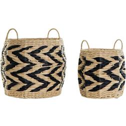 Dkd Home Decor set Fibrer Bali (2 pcs) Korg 30cm