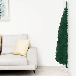 vidaXL Artificial Half 70.9 in Green Christmas Tree