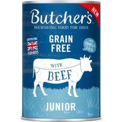 Butcher's Original Grain Free Para Perros 24 x 400 g - Junior Con Vacuno