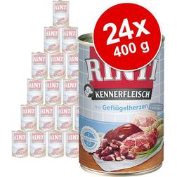Rinti Kennerfleisch 6 x 400 g - Corazones de ave