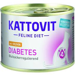 Kattovit Diabete Peso Alimento Umido Per Gatti - 6 x 185 g Pollo