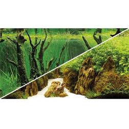 Hobby Baggrund akvarium Canyon og Woodland høj) 100