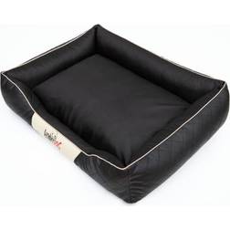 Hobbydog Perfect Imperial Bed Black leatherette with R2