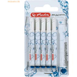 Herlitz Ersatzpatronen Blau 8 x