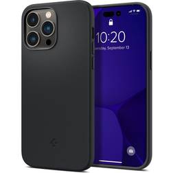 Spigen Silicone Fit MagFit (iPhone 14 Pro Max) Sort