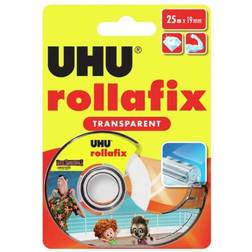 UHU Klebefilmabroller Rollafix Transparent 25m x 19mm