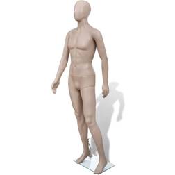 vidaXL Mannequin Man Round Head