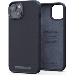 Njord Case for iphone 14 glitter made of genuine leather