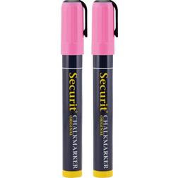 Securit SMA510 Kridtmarker Pink 2 stk