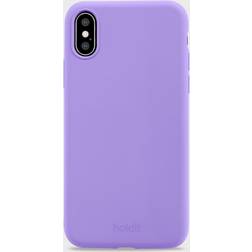 Holdit iPhone X/Xs Skal Silikon Violet