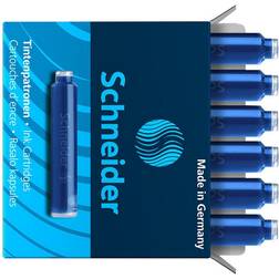 Schneider Schneider Tintenpatronen für Füller Blau 6 St