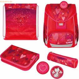 Herlitz UltraLight Plus School Bag Set - Sweet Hearts