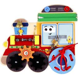Barbo Toys Wacky Wonders Busy Board Train