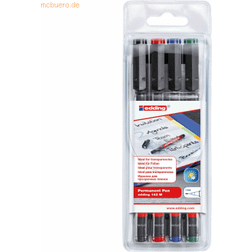 Edding 142 M Permanent Folienstifte-Set 4er Set