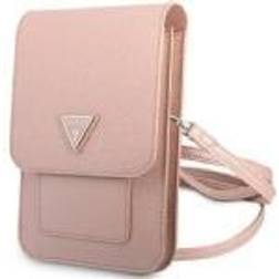 Guess Handbag GUWBSATMPI pink/pink Saffiano Triangle