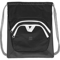 Urban Classics Bolsa para gimnasio negro blanco XS-XL