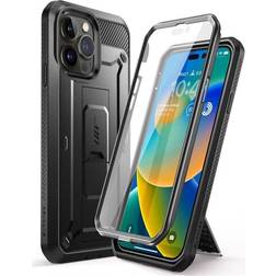 Supcase Unicorn Beetle Pro Series Case for iPhone 14 Pro Max (2022 Release) 6.7 Inch, Built-in Screen Protector Full-Body Rugged Holster Case (Black)