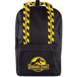 Universal BP127275JPK Jurassic Park Logo Backpack, Unisex, Black/Yellow (BP127