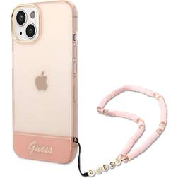 Guess Translucent with Strap Case for iPhone 14