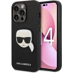 Karl Lagerfeld Saffiano Karl's Head Patch iPhone 14 Pro 6.1