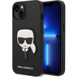 Karl Lagerfeld iPhone 14 Plus Cover Saffiano Sort