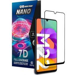 Crong 7D Nano Flexible Glass Szkło hybrydowe 9H na cały ekran Samsung Galaxy M22