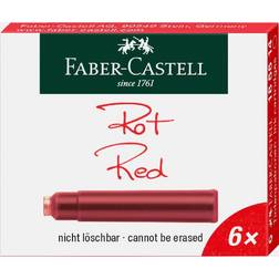 Faber-Castell Refill sæt 6 stk Rød