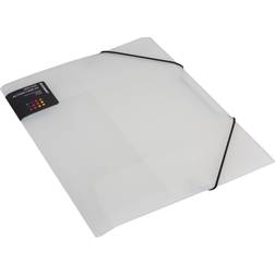 Elastikmappe plast A4 Transperant