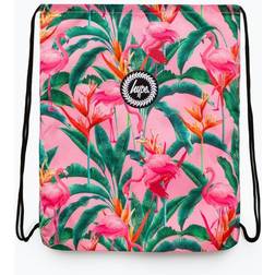 Hype Flamingo Rainforest Drawstring Bag