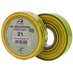 Nitto Tape 21 pvc 15MMX10M GUL/GRØN