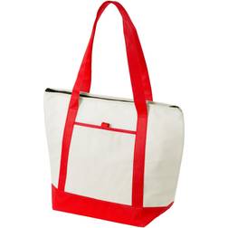 Bullet Lighthouse Non Woven Cooler Tote (44.5 x 16.5 x 33 cm) (Natural/Red)