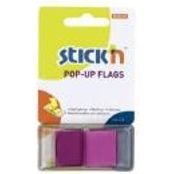 BNT Stick'N Indeksfaner Pop Up lilla 45x25mm 50stk