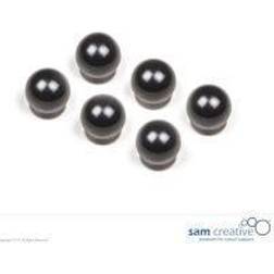 Kuglemagneter 15 mm sort