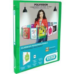 ELBA Polyvision indstiksringbind A4 grøn