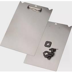 Tarifold Aluminium clipboard, for mounting on trolleys, for A4, LxW 350 x 240 mm