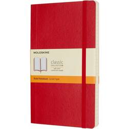 Moleskine Cuaderno Clásico Con Hojas Rayadas Tapa Blanda Y Cierre Elástico 13 x 21 cm 192 Hojas