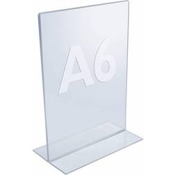 Twinco Brochureholder Menu Akryl A6 T-Fod
