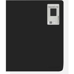 Office Demomappe PP bnt A4 sort m/20 lommer forsidelomme