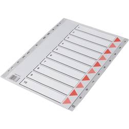 Q-line Plastregister A4 NR 1-10