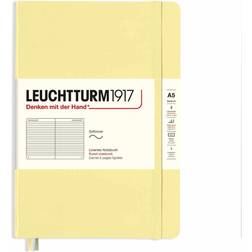 Leuchtturm1917 Ruled Softcover Notebook Vanilla, 5-3/4" x 8-1/4"