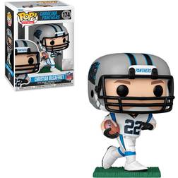 NFL POP Sports Actionfigur Panthers Christian McCaffrey (Away) 9 cm