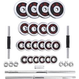 HMS Set of chromed dumbbells with suitcase STC50 2x25kg