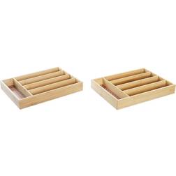 Dkd Home Decor Colonial Organizador de cubiertos 2pcs