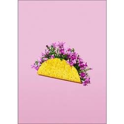 Flower Taco 50x70 cm Plakat