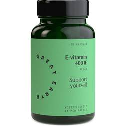 Great Earth E-Vitamin 400 IE 60 Kapselia